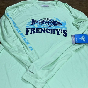 NEW Green Columbia Terminal Tackle L/S Shirt Medium New Frenchy's NWT‎